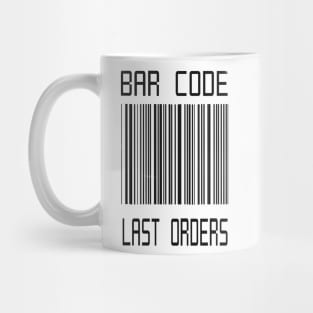 Crypto Matrix Bar Code Charger Mug